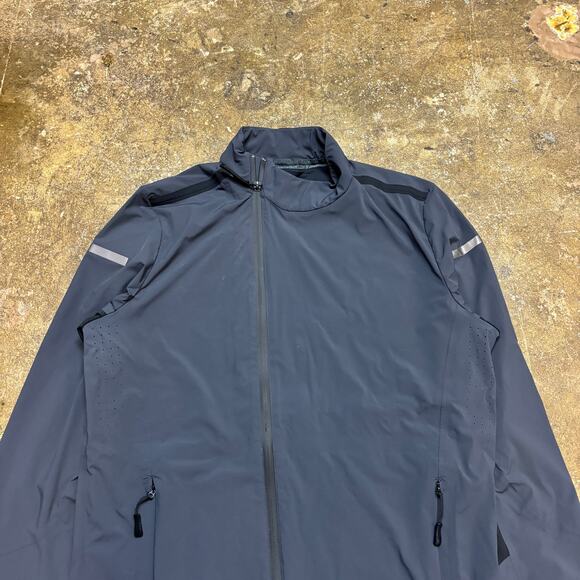 Isaora Training 4274 Asymmetric Zip Front Track Jacket Men's Medium - Picture 2 of 10